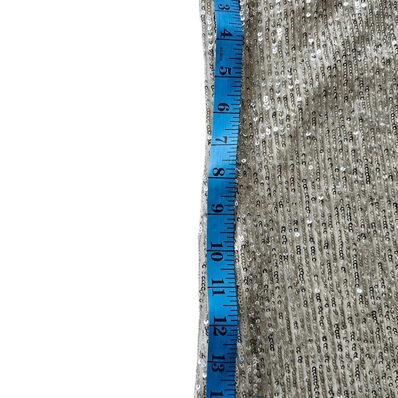 Sequin Embellished Cream Top - Picture 4 of 6